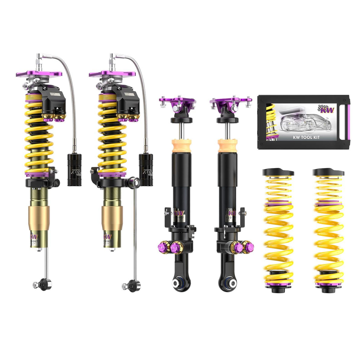 KW V5 Clubsport for G8X M2/M3/M4 w/ top mounts & Deactivation for Electronic Dampers