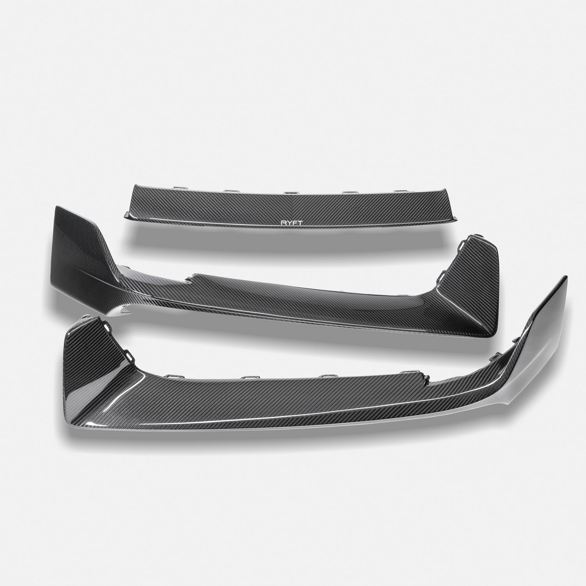 RYFT Carbon Fiber Front Splitter - Porsche 911 (992) Turbo S