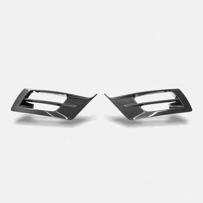 RYFT Carbon Fiber Rear Lower Bumper Vents - Porsche 911 (992) Turbo S