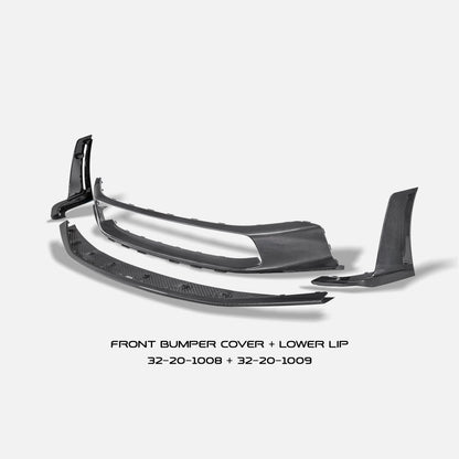 RYFT Carbon Fiber Front Lower Lip - Porsche 992 GT3RS