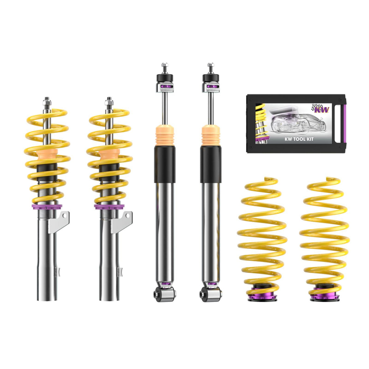 KW Coilover Kit V3 for 10/2014+ Audi TT (FV3 for, FVP) w/ Deactivation For Electronic Dampers
