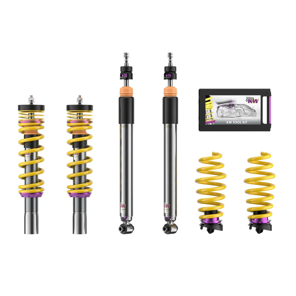 KW Coilover Kit V3 for Audi A7 Sportback (4KA) w/ Deactivation For Electronic Dampers
