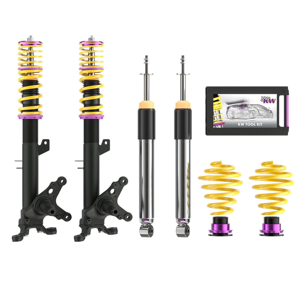 KW Coilover Kit V3 for 07/1986-01/1992 BMW 3 Series Convertible (E30) (FA Struts In Exchange)