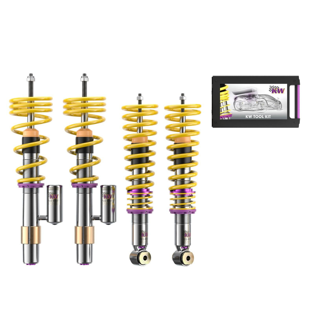 KW Coilover Kit V3 for 09/2005+ BMW 6 Series w/ Deactivation For Electronic Dampers