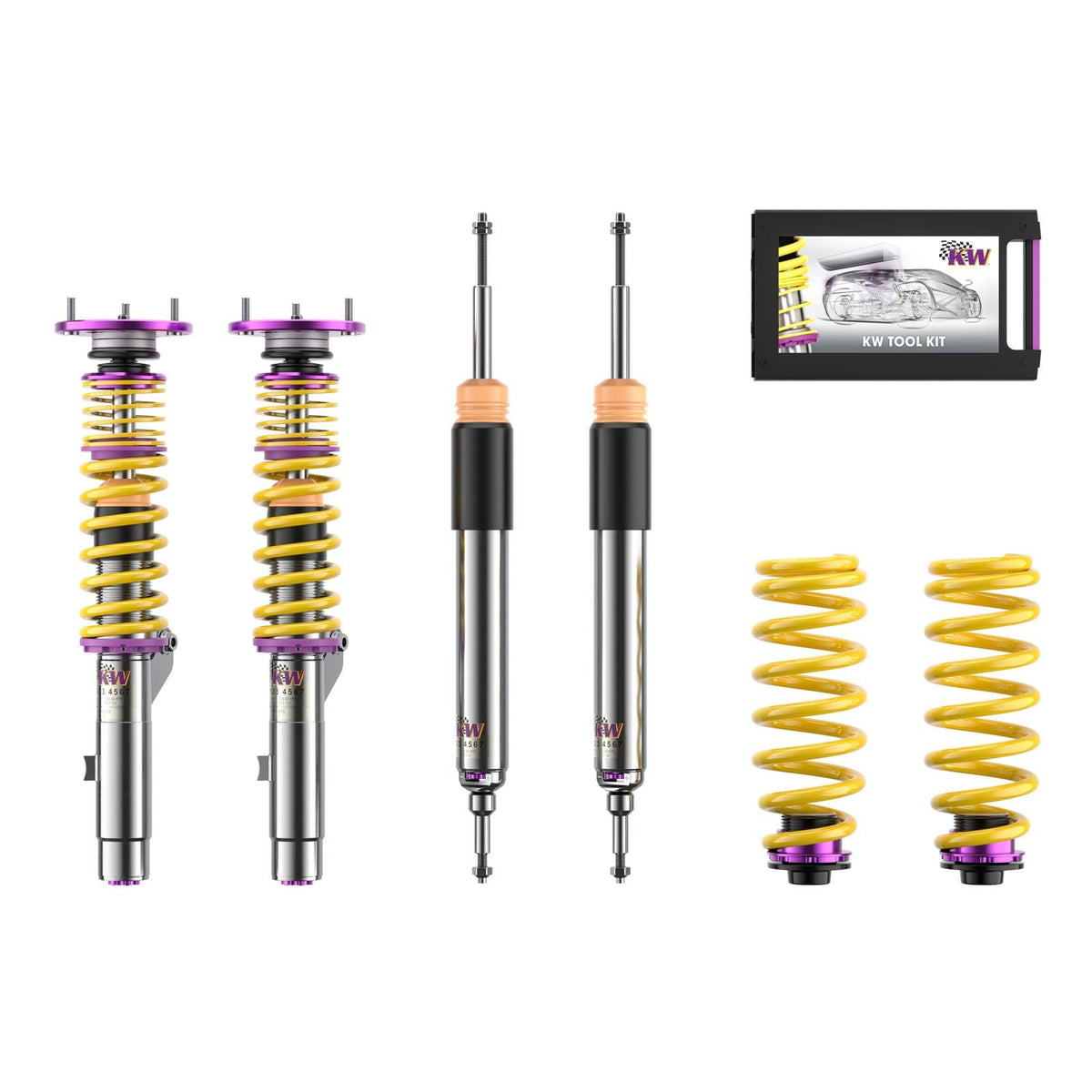 KW Coilover Kit V3 Clubsport for 04/2005+ BMW 3 Series Coupe (E92) w/ Top Mounts