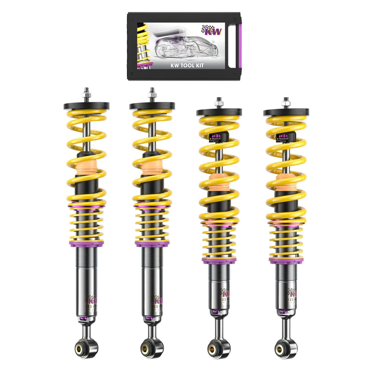 KW Coilover Kit V3 for 10/2012+ Aston Martin Db9 Volante w/ Deactivation For Electronic Dampers