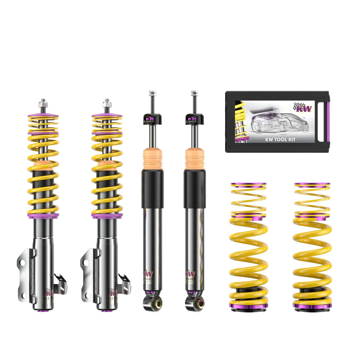 KW Coilover Kit V3 for 2016+ Chevrolet Camaro w/ Deactivation For Electronic Dampers