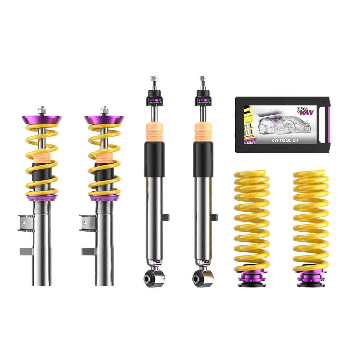 KW Coilover Kit V3 for 10/2017+ Kia Stinger (CK) w/ Deactivation For Electronic Dampers