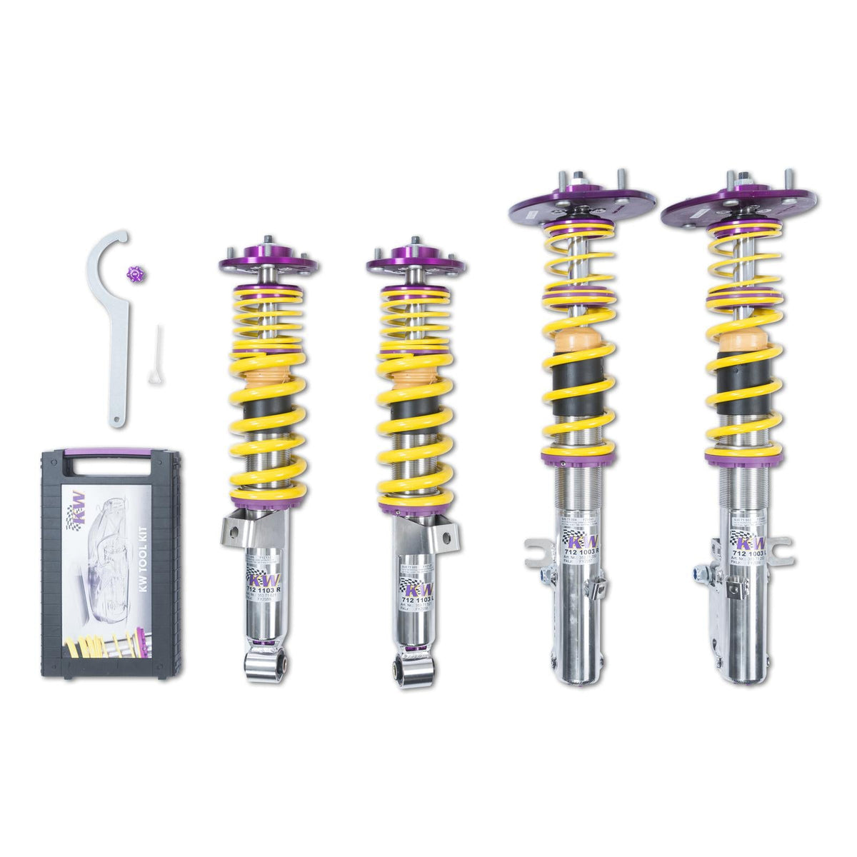 KW Coilover Kit V3 Clubsport for 10/1993-09/1997 Porsche 911 Targa (993) w/ Top Mounts