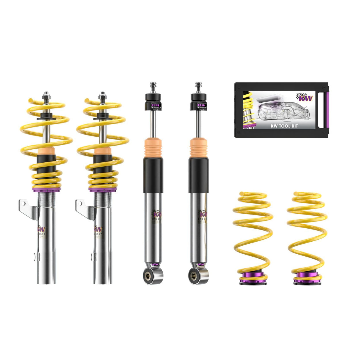 KW Coilover Kit V3 for 05/2009+ Audi TT (8J3) w/ Deactivation For Electronic Dampers