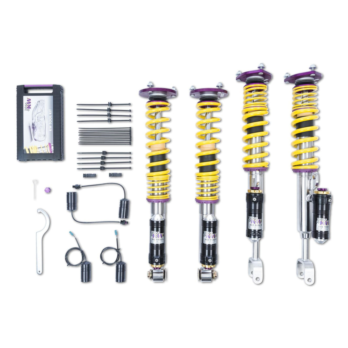 KW Coilover Kit V4 for 09/2011+ BMW 5 Series (F10) w/ Deactivation For Electronic Dampers
