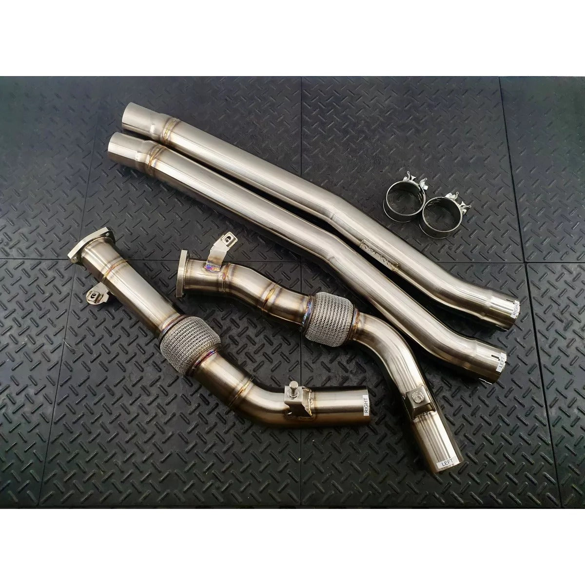 Redstar Audi RSQ8/SQ7/SQ8, Bentley Bentayga, Porsche Cayenne S V8/Turbo/GTS Front Resonator Delete