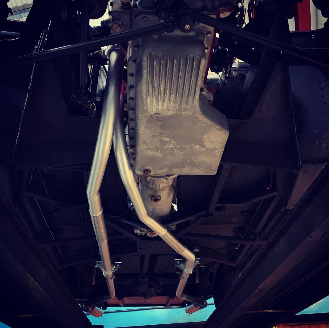QuickSilver Stainless Steel Exhaust - Aston Martin DB2 4 (1953-1957)