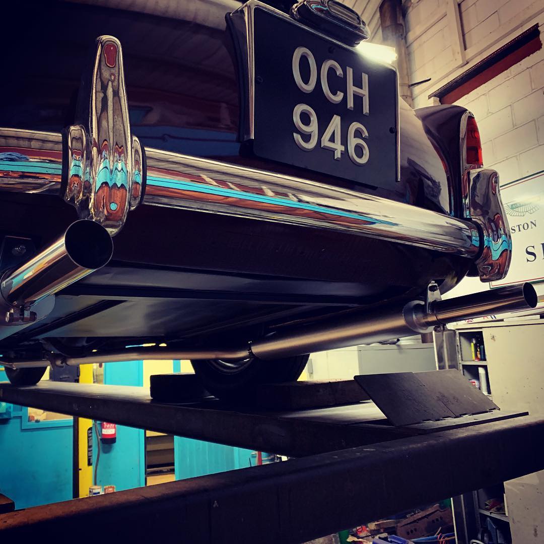 QuickSilver Stainless Steel Exhaust - Aston Martin DB2 4 (1953-1957)
