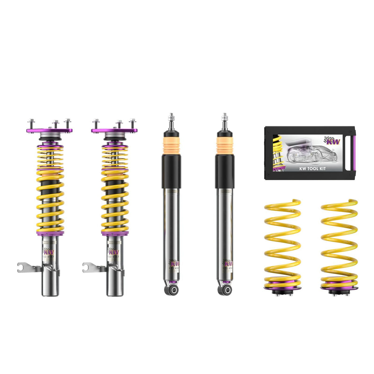 KW Coilover Kit V3 Clubsport for 10/1993+ Nissan Silvia Coupe (S14) w/ Top Mounts