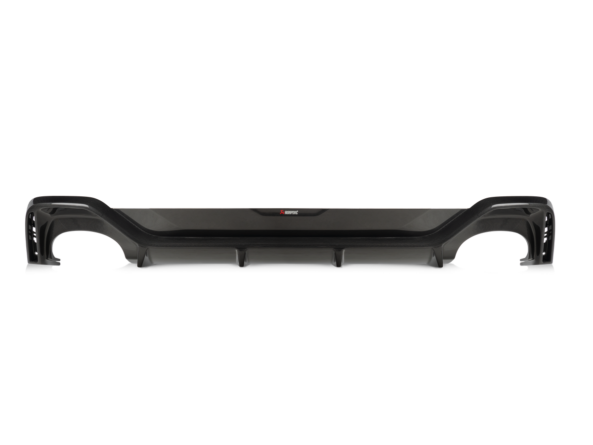 Akrapovic Rear Carbon Fibre Diffuser - Gloss for Audi RS6/RS7 (C8)