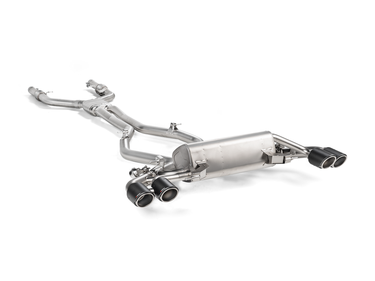 Akrapovic Evolution Link Pipe Set (Titanium) for Alfa Romeo Giulia Quadrifoglio