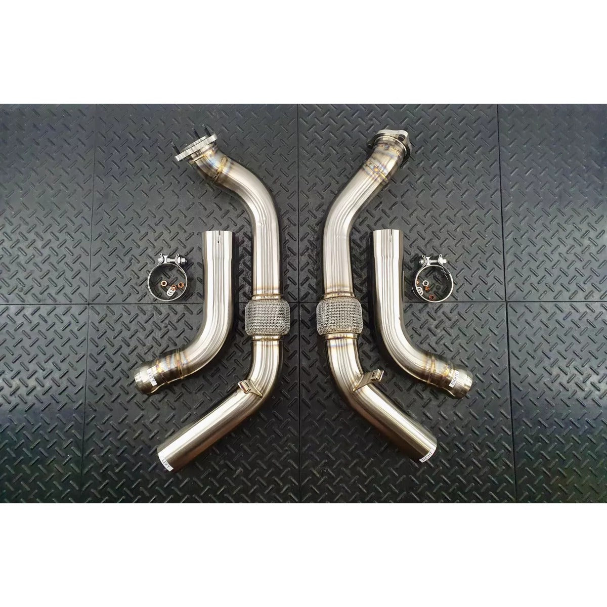 Redstar Porsche 971.1 Panamera 4/4S E-Hybrid Secondary Downpipes