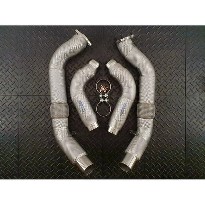 Redstar Porsche 971.1 Panamera 4/4S E-Hybrid Secondary Downpipes