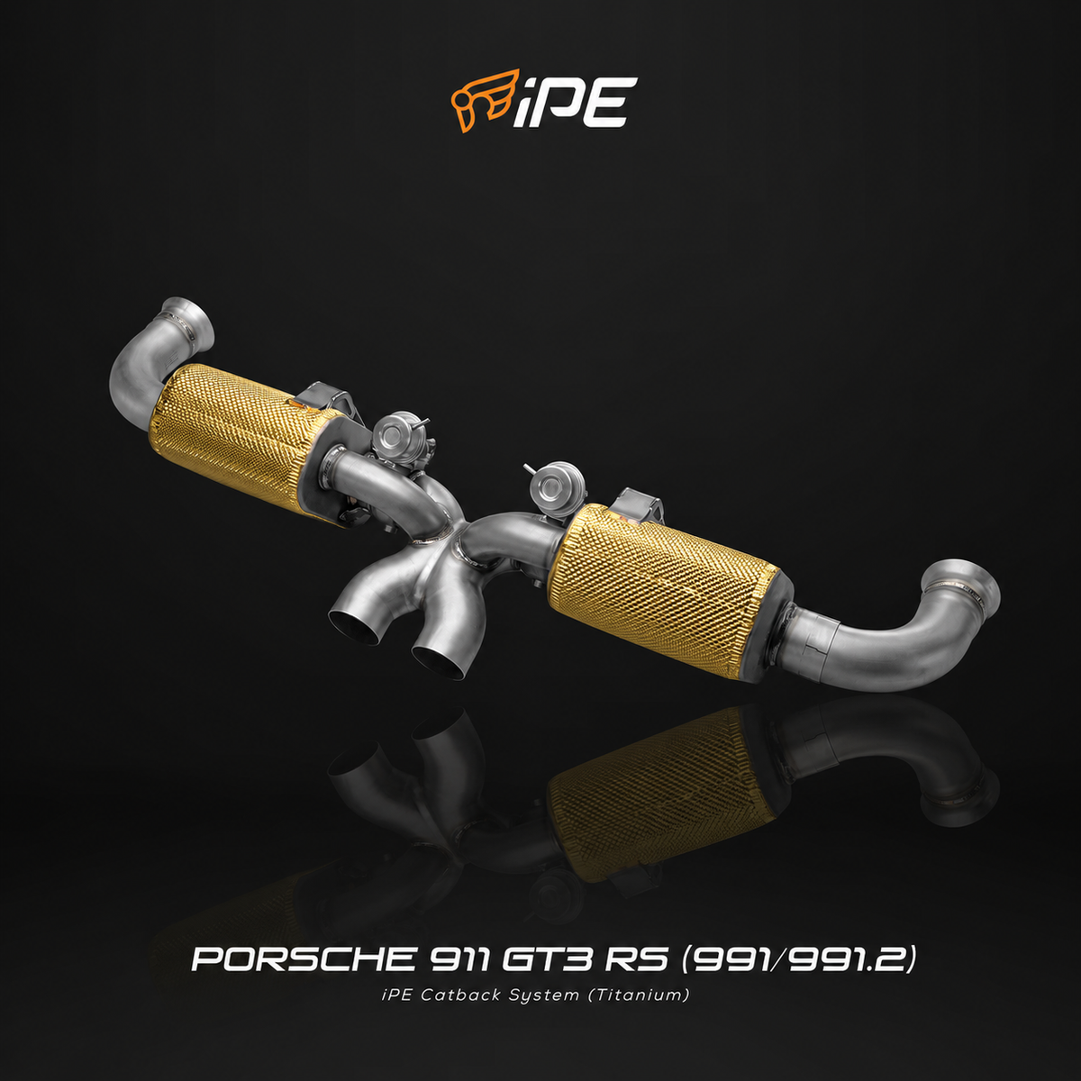 iPE Titanium Cat Back System - Porsche 911 GT3 and GT3 RS 997 and 911 GT3 and GT3 RS 991