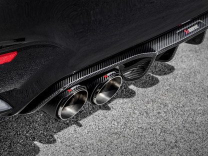 Akrapovic Rear Carbon Fibre Diffuser - Gloss for M3/M4 (F8X)