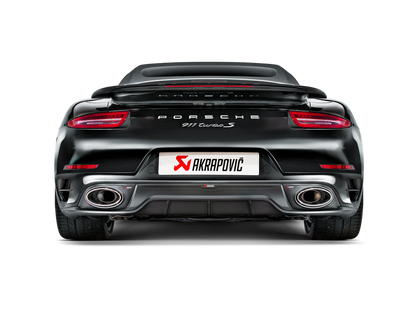 Akrapovic Rear Carbon Fibre Diffuser for Porsche 911 Turbo/Turbo S (991)