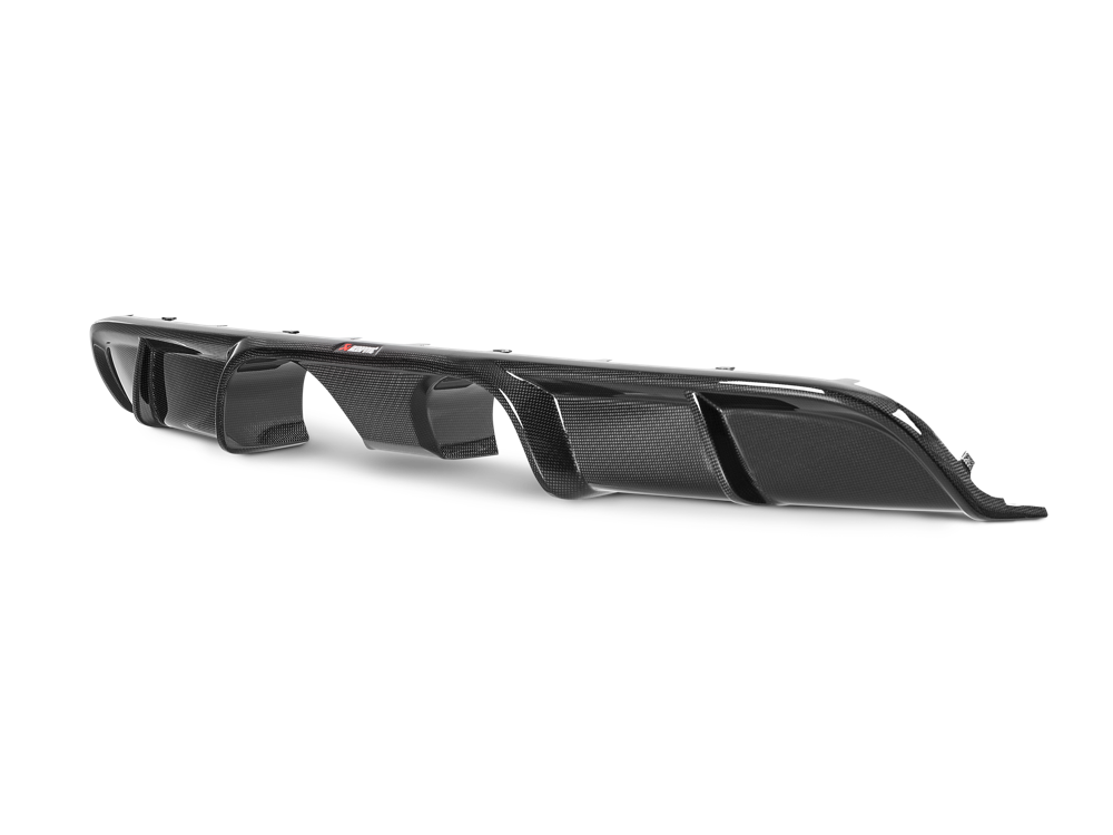 Akrapovic Rear Carbon Fibre Diffuser - Gloss for 991.2 Carrera