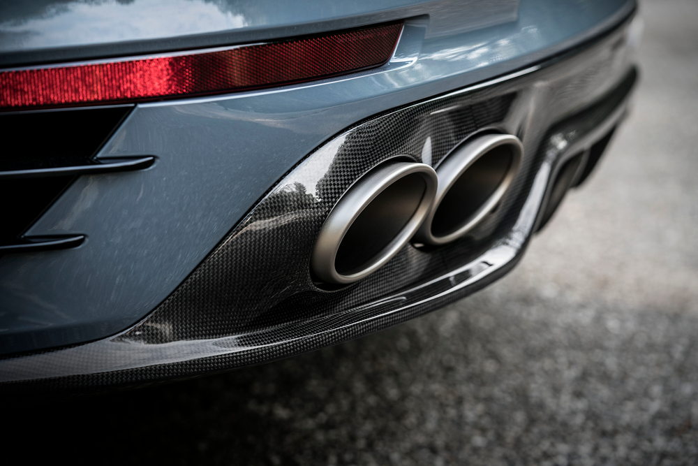 Akrapovic Rear Carbon Fibre Diffuser for Porsche 991.2 Turbo / Turbo S