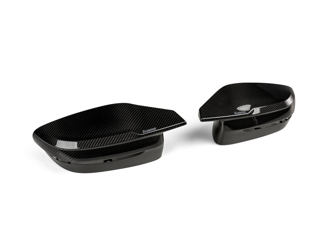 Akrapovic Carbon Fibre Mirror Cap Set - Gloss for BMW M2 (G87)