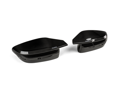 Akrapovic Carbon Fibre Mirror Cap Set - Gloss for BMW M2 (G87)