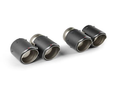Akrapovic Round Tail Pipe Set (Carbon) for BMW M5 (G90, G99)