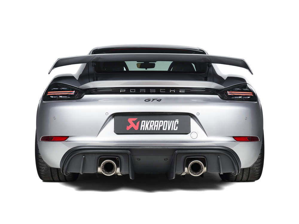 Akrapovic Exhaust System for Porsche 718 Cayman GT4/Spyder/GTS 4.0/Boxster GTS 4.0 (Pre Bracket Change)