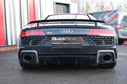 QuickSilver Sport Exhaust with Sound Architect OR GPF delete pipes (2020 on EURO Spec) - Audi R8 V10 (with GPFs)