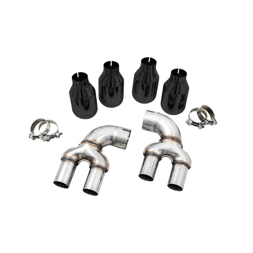 AWE 2019+ BMW M340i (G20) OE-Config-To-Quad Tip Conversion Kit - Diamond Black Tip