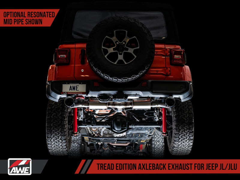 AWE 2018+ Jeep Wrangler JL/JLU 3.6L Trail Edition Cat-Back Exhaust