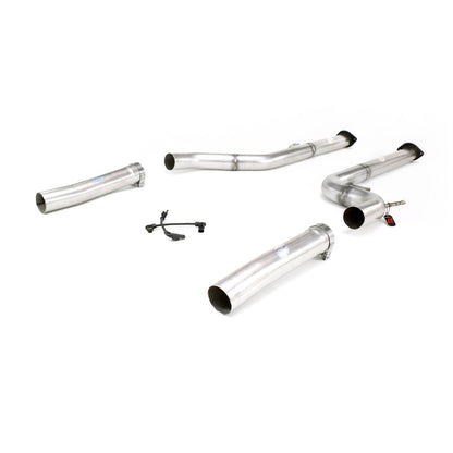 Quicksilver BMW M4 G82 G83 (2021 on) Centre Exit Sport Exhaust with Sound Architect™ Inc. Carbon Diffusor Kit with OR without OPF delete pipes.