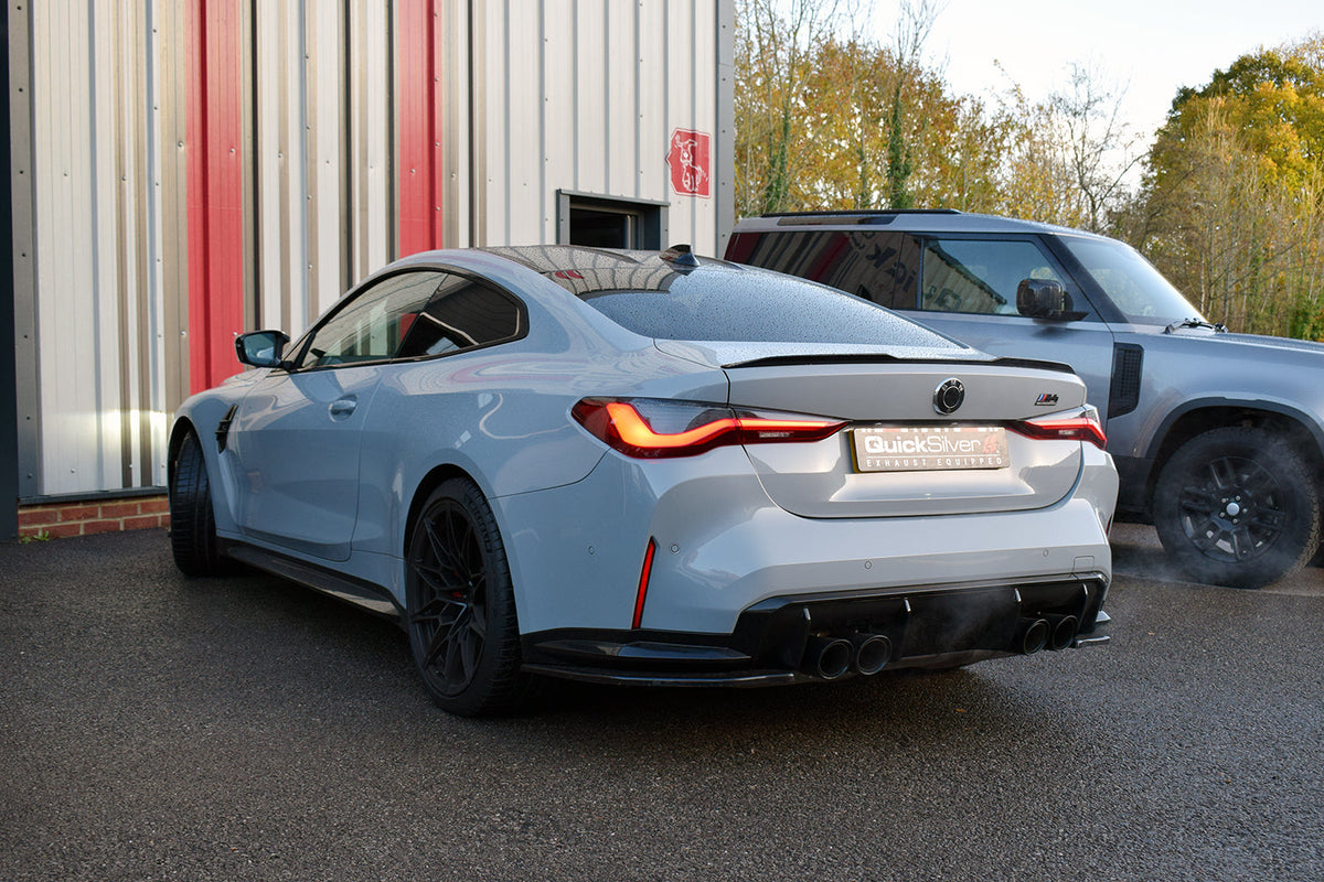 Quicksilver BMW M4 G82 G83 (2021 on) GPF and Secondary Catalyst Delete Pipes inc. OPF Cancellation Kit ONLY