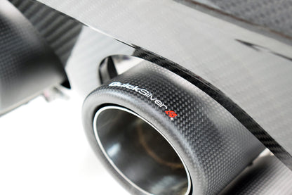 QuickSilver Sport Exhaust with Sound Architect Inc. Carbon Diffusor Kit with OR without OPF delete pipes. - BMW M4 G82 G83 Centre Exit (2021 on)