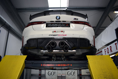 QuickSilver Sport Exhaust with Sound Architect Inc. Carbon Diffusor Kit with OR without OPF delete pipes. - BMW M4 G82 G83 Centre Exit (2021 on)