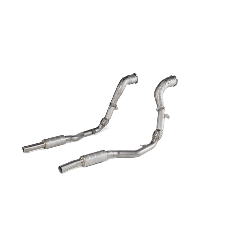 Akrapovic Downpipe / Link Pipe Set (SS) for Audi RS Q8