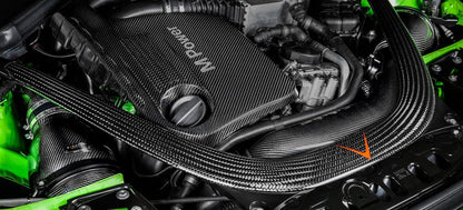 Eventuri BMW F8X M3/M4 V2 Full Black Carbon Intake with Sealed Carbon ducts