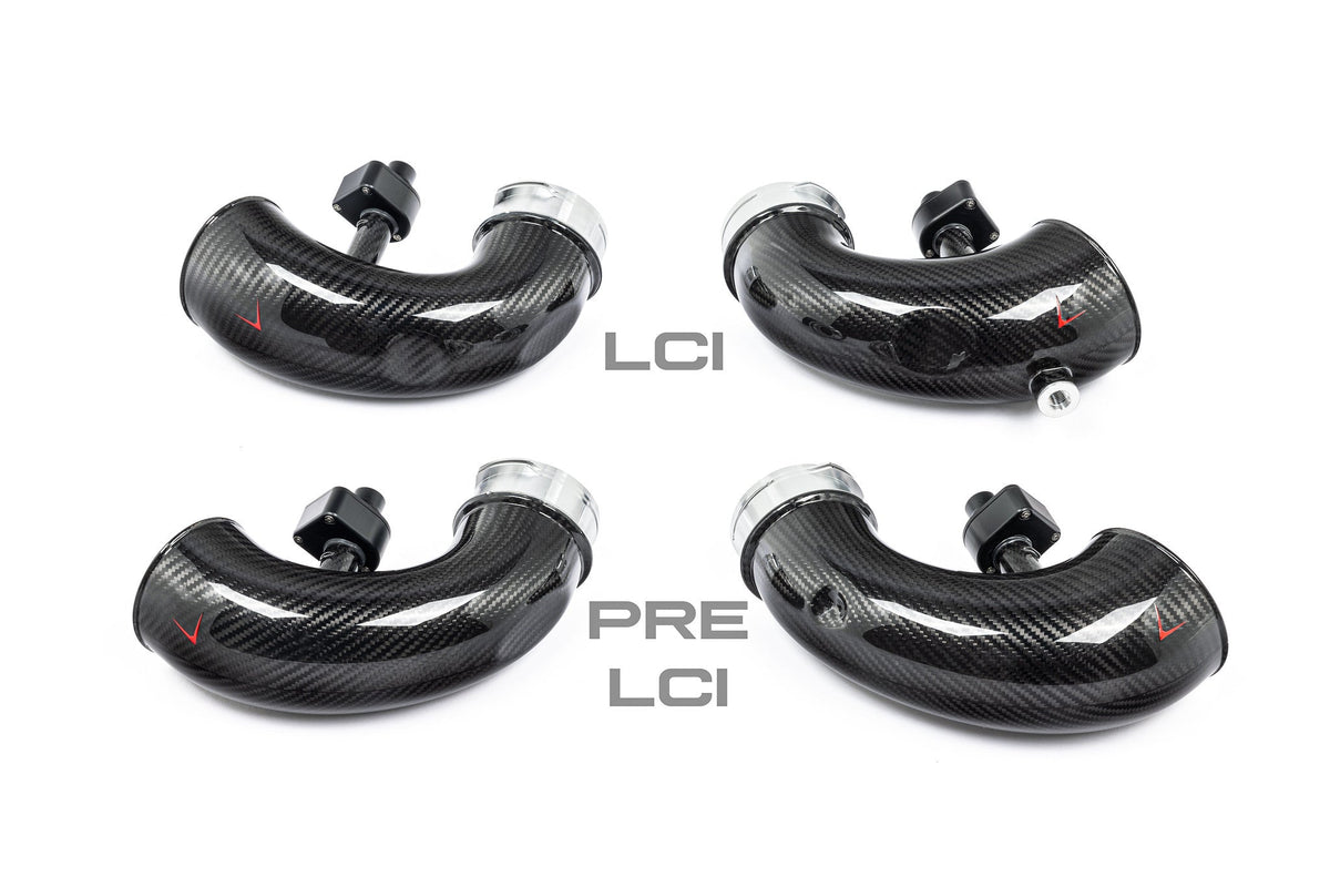 Eventuri BMW F9X X5M/X6M, G09 XM, X5/X7 M60i Pre-LCI Turbo Inlets - Gloss Finish