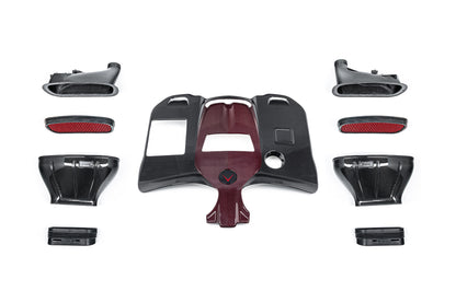 Eventuri Mercedes M177 4.0L G63 AMG Gloss Carbon Intake