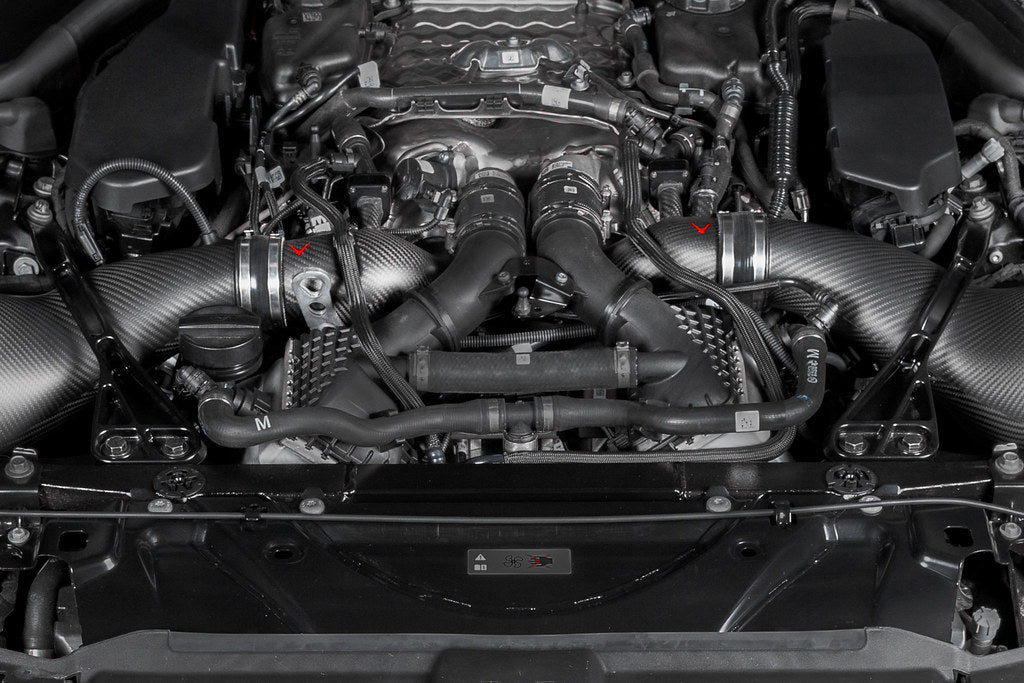 Eventuri BMW G90, G99 M5 Carbon Turbo Inlets - Gloss Finish
