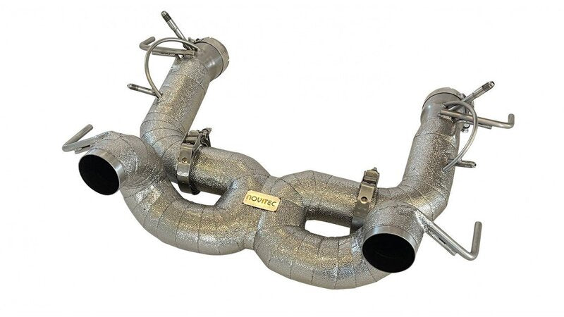 Ferrari SF90 Stradale/Spider | Power Optimised Race Exhaust System without Flap-Regulation - Stainless Steel