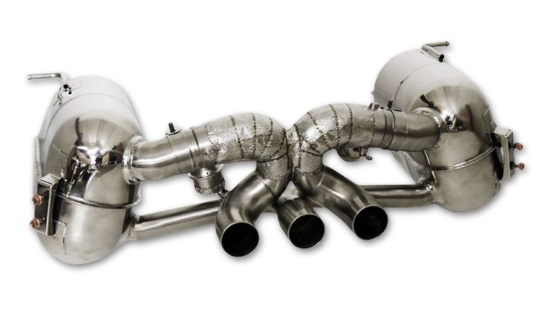 Ferrari 458 Spider/Italia | Power Optimised Exhaust System with Flap-Regulation - Stainless Steel