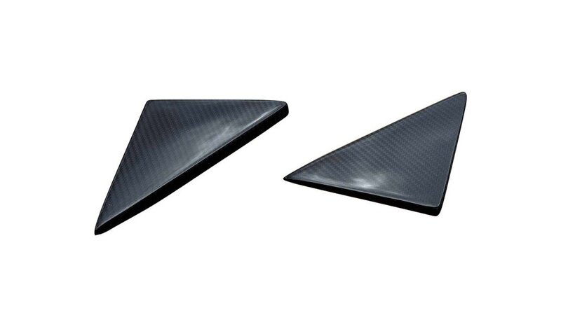 Ferrari SF90 Stradale | Triangle Cover Side Window - Visible Carbon