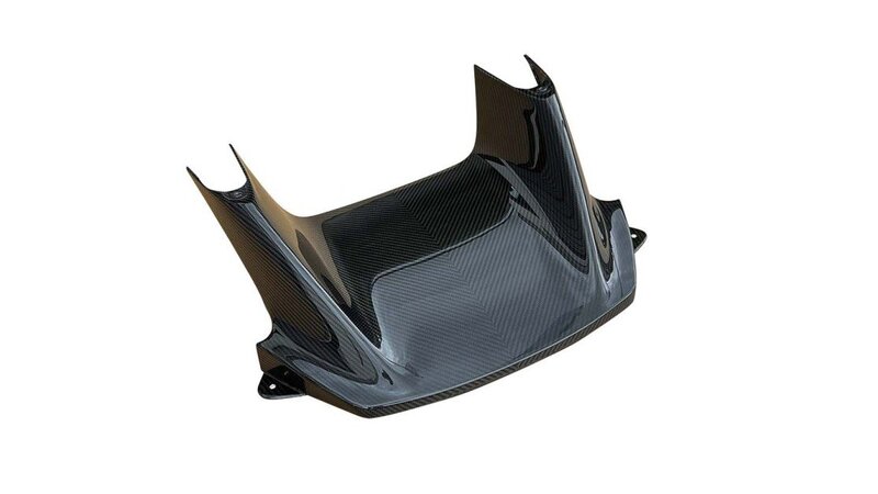 Ferrari SF90 Stradale/Spider | Frontbumper Center Part - Visible Carbon