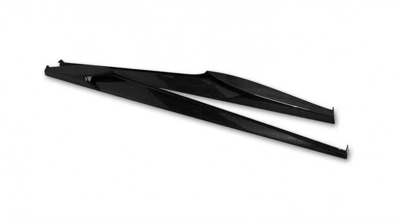 Ferrari 488 Spider/GTB | Side Panels Set - Visible Ferrari Carbon