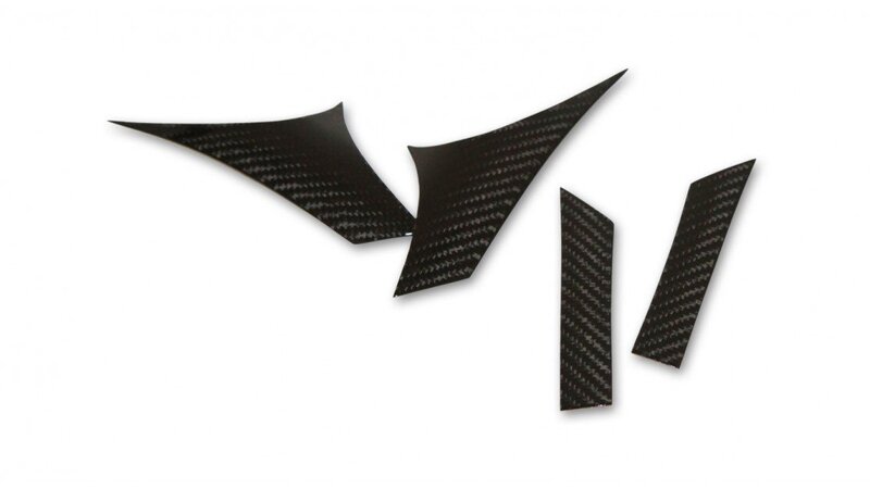 Ferrari 488 Pista/Spider | Cover For Mirrors Set - Visible Carbon